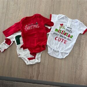 Festive Baby Onesies Set